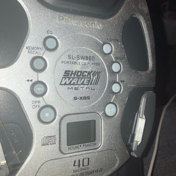 Panasonic Shockwave SL-SW860 Portable CD Player metal edition anti shock memory+ - Picture 11 of 12